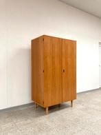 Vintage mid-century kledingkast 1960's, Huis en Inrichting, Kasten | Kledingkasten, Ophalen, Met hangruimte, 50 tot 100 cm, 150 tot 200 cm