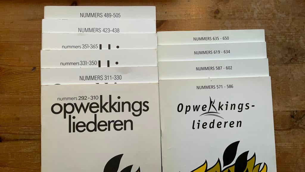 Opwekkingsliederen diverse bundels (set of los), Ophalen of Verzenden, Zo goed als nieuw