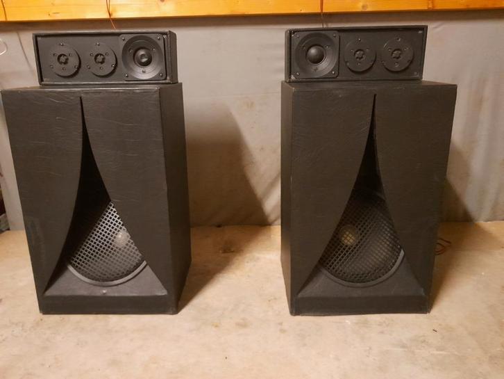 Karlson boxen, Audio, Tv en Foto, Luidsprekers, Zo goed als nieuw, Front, Rear of Stereo speakers, Minder dan 60 watt, Philips