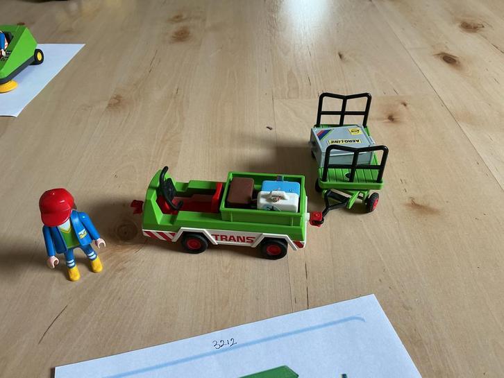Playmobil Bagage Transport 3212 - Compleet, Kinderen en Baby's, Speelgoed | Playmobil, Gebruikt, Ophalen of Verzenden