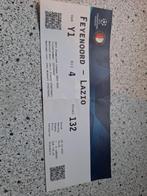 Ticket Feyenoord - Lazio 2023/2024, Verzamelen, Ophalen of Verzenden, Zo goed als nieuw, Feyenoord, Overige typen