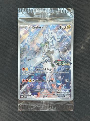 N’s Reshiram (Journey Together 167) promo! beschikbaar voor biedingen