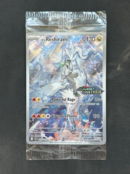 N’s Reshiram (Journey Together 167) promo!, Hobby en Vrije tijd, Verzamelkaartspellen | Pokémon, Nieuw, Ophalen of Verzenden