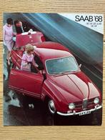 Saab 96 V4 autofolder 1968 brochure, Boeken, Auto's | Folders en Tijdschriften, Gelezen, Overige merken, Ophalen of Verzenden