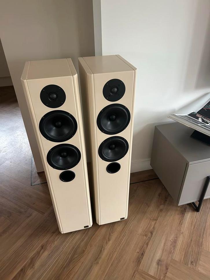 Vifa Carat Luidsprekers zelfbouw met scanspeak tweeter, Audio, Tv en Foto, Luidsprekers, Gebruikt, Front, Rear of Stereo speakers