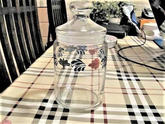 Boerenbont glazen voorraadpot / stopfles Boerenbond, Huis en Inrichting, Keuken | Servies, Gebruikt, Overige typen, Boerenbont