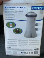 Te koop: Intex 638G zwembadpomp met zwembad chemicalien, Tuin en Terras, Zwembad-toebehoren, Ophalen, Zo goed als nieuw