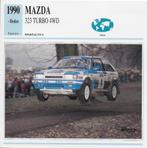 Ma744 autokaart mazda 323 turbo 4wd (1990 ), Ophalen of Verzenden, Zo goed als nieuw
