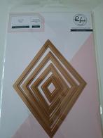Pinkfresh Nested diamonds hot foil templates, nieuw, Ophalen of Verzenden, Nieuw, Frame of Mal