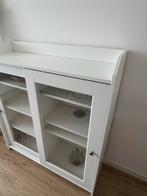 Ikea Hauga Vitrinekast - Stijlvol en praktisch, Ophalen, 100 tot 150 cm, 50 tot 100 cm, 25 tot 50 cm