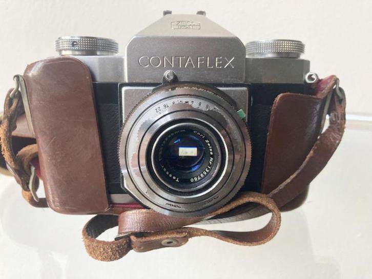 Vintage Zeiss Ikon Contaflex I camera, Audio, Tv en Foto, Fotocamera's Analoog, Gebruikt, Spiegelreflex, Overige Merken, Ophalen of Verzenden