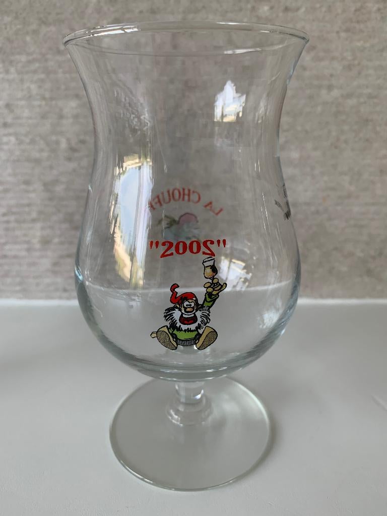 La Chouffe glas 2002, Verzamelen, Biermerken, Ophalen of Verzenden, Zo goed als nieuw, Glas of Glazen, Duvel