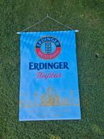 Erdinger vaandel 120x80cm, Ophalen of Verzenden, Zo goed als nieuw, Reclamebord, Plaat of Schild, Overige merken