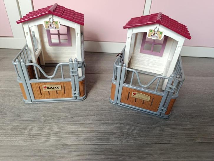 Te koop, Schleich paarden box, Verzamelen, Speelgoed, Zo goed als nieuw, Ophalen of Verzenden