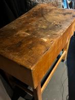 Slagers hakblok op wielen, Ophalen