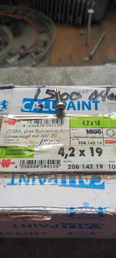 Plaatschroeven/ Zelftappers, Doe-het-zelf en Verbouw, IJzerwaren en Bevestigingsmiddelen, Nieuw, Schroeven, Ophalen