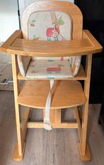 Houten kinderstoel met zitkussen en gordel, Kinderen en Baby's, Kinderstoelen, Ophalen, Gebruikt, Overige typen