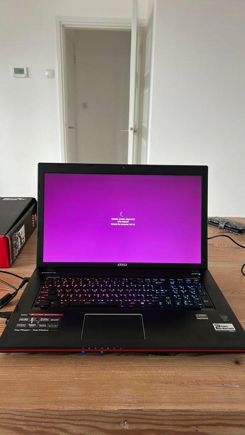 Msi gaming laptop, Computers en Software, Windows Laptops, Zo goed als nieuw, 17 inch of meer, HDD, SSD, 2 tot 3 Ghz, 16 GB, Qwerty