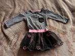 Z8 girls jurkje gestreept 74, Kinderen en Baby's, Babykleding | Maat 74, Ophalen of Verzenden, Zo goed als nieuw, Meisje, Jurkje of Rokje