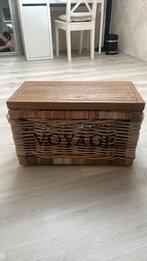 Riviera maison rieten kist, Huis en Inrichting, Woonaccessoires | Kisten, Ophalen of Verzenden, Zo goed als nieuw, 50 tot 100 cm
