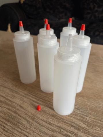 Set van 6 Saus Tubes – 250ml – Nieuw & Ongebruikt beschikbaar voor biedingen