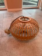 Rotan hanglamp, Ophalen, Zo goed als nieuw, Hout, 50 tot 75 cm