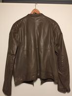 Bruine leren Goosecraft jas van De Garage maat XL, Ophalen of Verzenden, Gedragen, Maat 56/58 (XL), Bruin