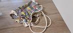 te koop dames tas met verschillende kleuren erop 35x15x20 cm, Ophalen of Verzenden, Nieuw, Overige kleuren, Handtas