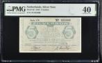5 Gulden Zilverbon 1944 * Nederland * PMG 40 Extremely Fine, Postzegels en Munten, Bankbiljetten | Nederland, Ophalen of Verzenden