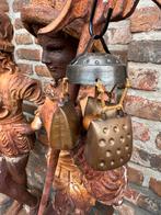 Koebellen gong- metalen  bellen. Bellen met houten klepel, Ophalen of Verzenden