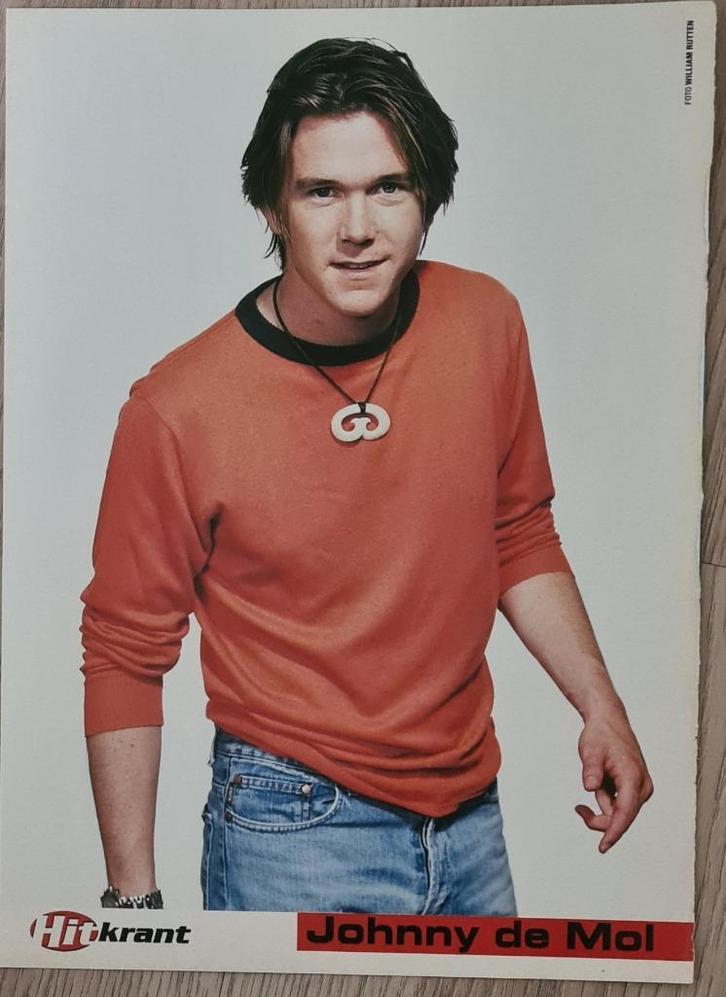 3 mooie posters JOHNNY DE MOL (HITKRANT & TINA), Verzamelen, Posters, Zo goed als nieuw, Film en Tv, A4 of kleiner, Rechthoekig Staand