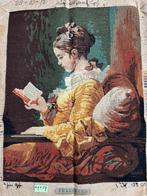 Geborduurd schilderij (69 x 59 cm), Antiek en Kunst, Kunst | Schilderijen | Klassiek, Ophalen of Verzenden