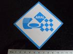 sticker aral logo formule1 formula1 F1 ruit vintage, Verzenden, Zo goed als nieuw, Bedrijf of Vereniging