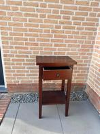 Oud tafeltje, Huis en Inrichting, Tafels | Bijzettafels, Ophalen, Zo goed als nieuw, Rechthoekig, Minder dan 55 cm