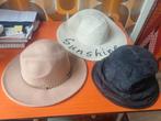 3 zomerhoeden €5, H&M, 55 cm (S, 6⅞ inch) of minder, Hoed, Ophalen of Verzenden