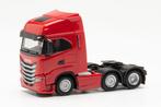 Iveco S-Way 6x2, rood, Ophalen of Verzenden, Nieuw, Bus of Vrachtwagen, Herpa