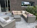 Loungeset hoekbank tuinset, Ophalen, Kunststof, Gebruikt, 6 zitplaatsen