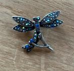 Broche Dubbele Libelle, Overige materialen, Gebruikt, Blauw, Minder dan 4 cm