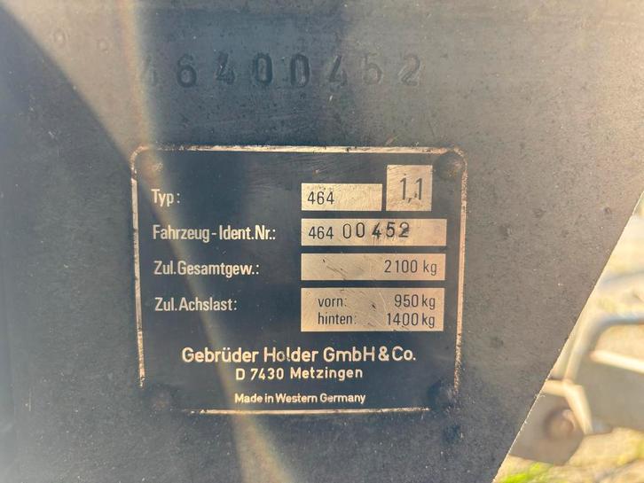 Holder 464 Tractor - Opknapper!, Zakelijke goederen, Agrarisch | Tractoren, meer dan 10000, Overige merken, tot 80 Pk, Gebruikt