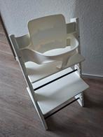 kinderstoel stokke tripp trapp met babyset WIT, Ophalen, Zo goed als nieuw, Meegroeistoel