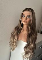 Balayage asbruin haarwerk lace wig pruik echt haar haarstuk, Ophalen, Nieuw, Pruik of Haarverlenging