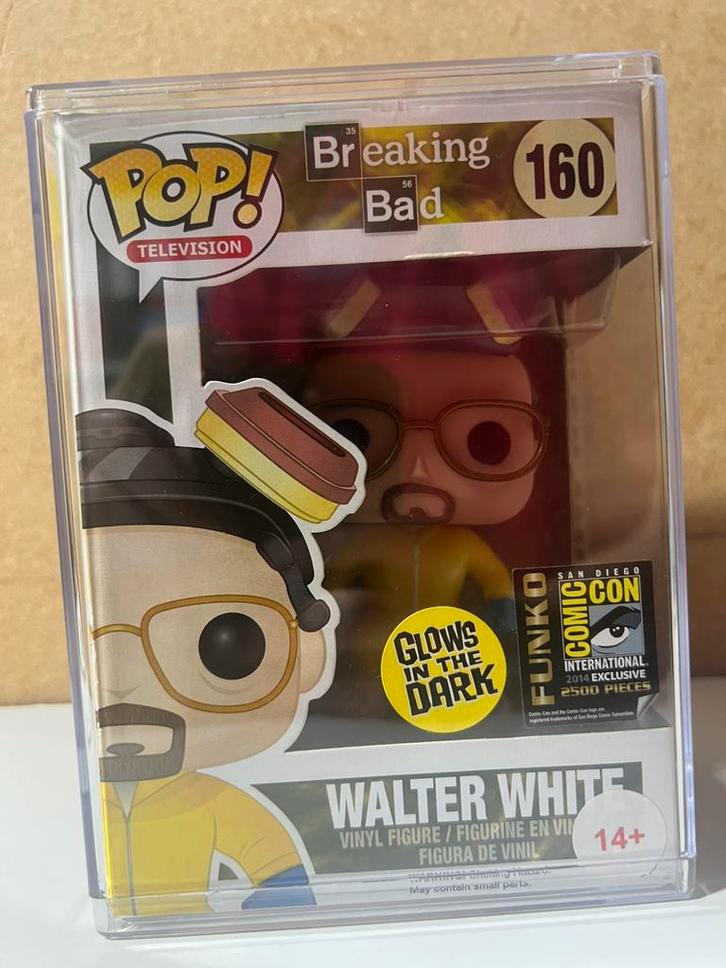 Funko Walter White #160 SDCC 2014 Exclusive GITD 2500 PCS, Verzamelen, Poppetjes en Figuurtjes, Nieuw, Ophalen of Verzenden