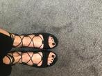 Sandalen maat 39, Zwart, Zo goed als nieuw, Sandalen of Muiltjes, Ophalen of Verzenden