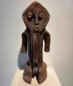 Antiek Beeld Hout-Figuur Legaal Congo 1940-50 + Certificaat, Ophalen of Verzenden
