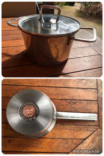 t.k.Vivo Villeroy&Boch RVS steelpan+kookpan 16cm INDUCTIE beschikbaar voor biedingen