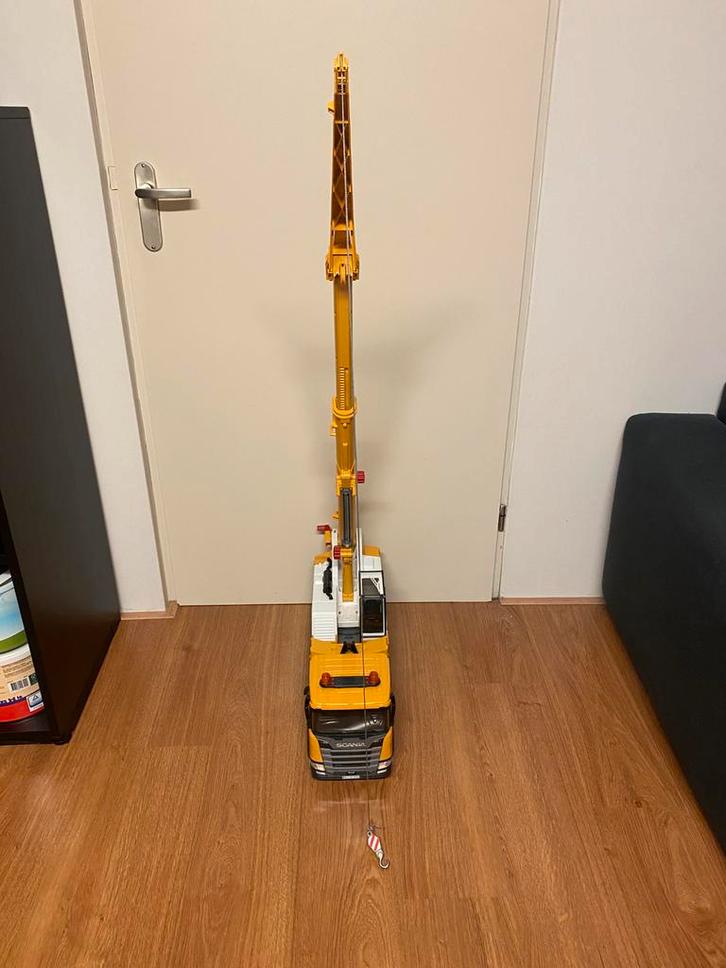 Bruder SCANIA super 560R LIEBHERR kraanwagen 03570, Kinderen en Baby's, Speelgoed | Speelgoedvoertuigen, Zo goed als nieuw, Ophalen of Verzenden