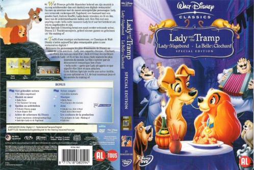 Lady En De Vagebond (S.E.) DVD, Cd's en Dvd's, Dvd's | Tekenfilms en Animatie, Zo goed als nieuw, Europees, Tekenfilm, Alle leeftijden