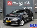 Volkswagen Polo 1.0 TSI R-LINE 95PK/DSG/NAV/ACC/CAMERA/DAB/, 95 pk, Leder en Stof, Zwart, Origineel Nederlands