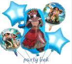 Vaiana 5 delige ballonnen set +tafelkleed +vlaggenlijn nr S, Ophalen of Verzenden, Nieuw, Versiering, Verjaardag