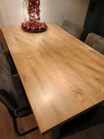 Mooie houten eettafel, Huis en Inrichting, Tafels | Eettafels, Ophalen, Zo goed als nieuw, Modern